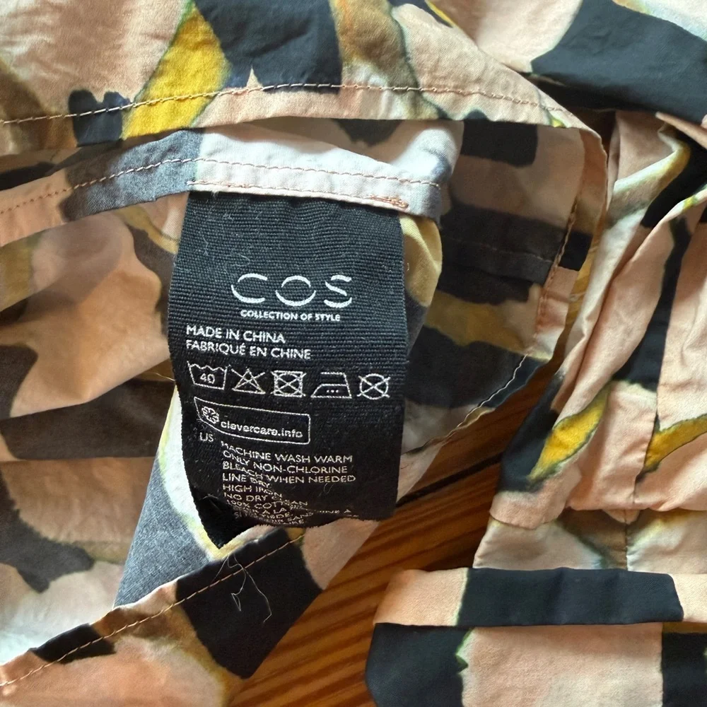 COS Geometric Patterned Blouse - Picture 6 of 6